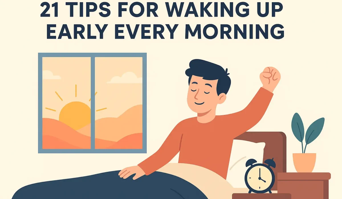 21 Tips for Waking Up Early Every Morning