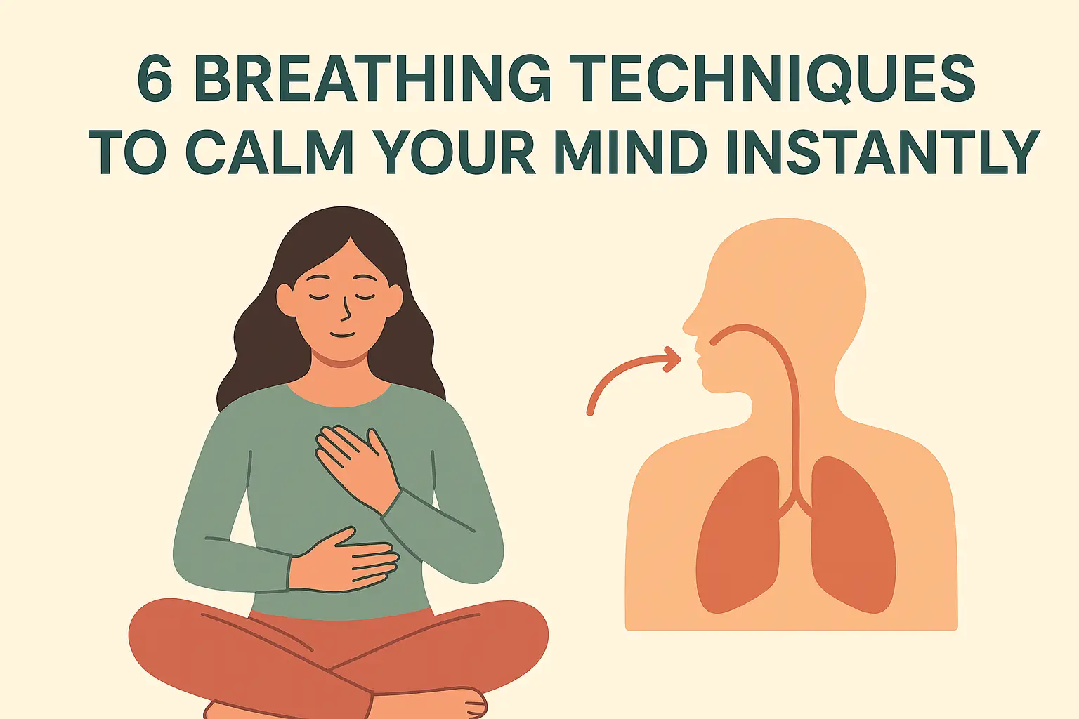 6 Breathing Techniques to Calm Your Mind Instantly