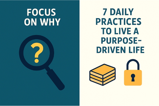 7 Daily Practices to Live a Purpose-Driven Life