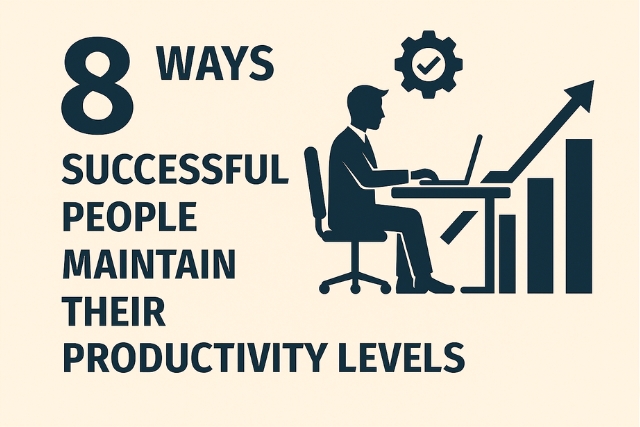 8 Ways Successful People Maintain Their Productivity Levels