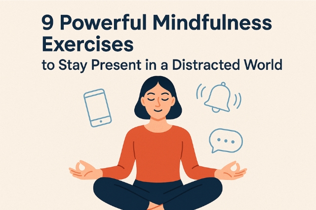 9 Powerful Mindfulness Exercises to Stay Present in a Distracted World