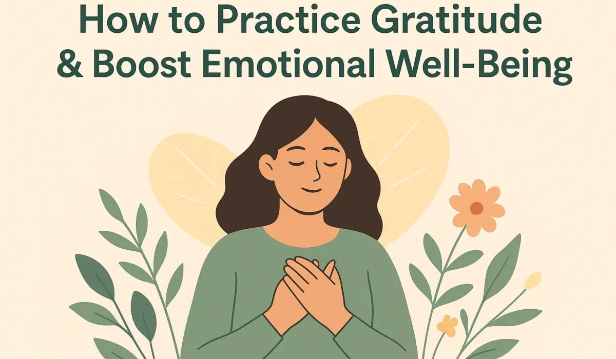 How to Practice Gratitude and Boost Emotional Well-being