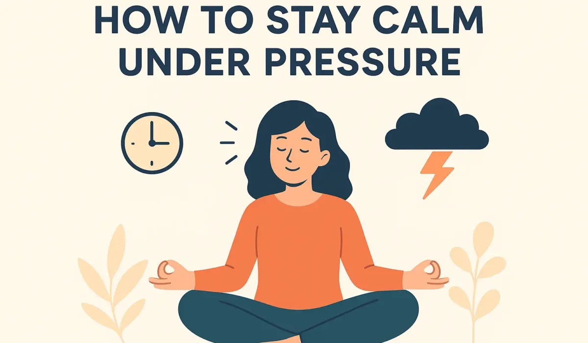 How to Stay Calm Under Pressure